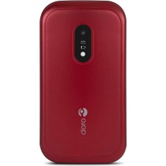 DORO 6040 Red - User-Friendly Mobile Phone with Big Buttons & Easy Navigation - Perfect for Seniors!